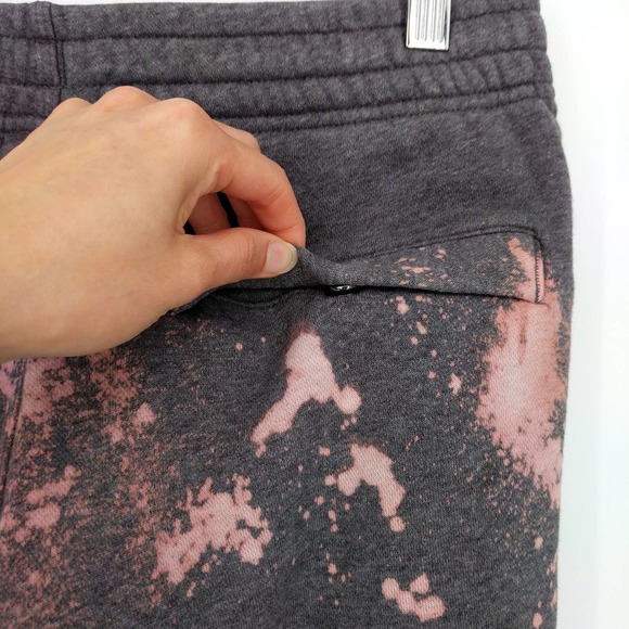 Nike Custom Hand Bleach Tie Dye Fleece Joggers S - Picture 6 of 9